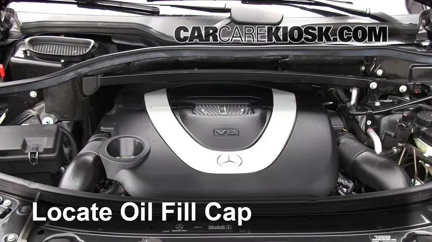 2009 Mercedes-Benz GL450 4.6L V8 Huile Ajouter de l'huile